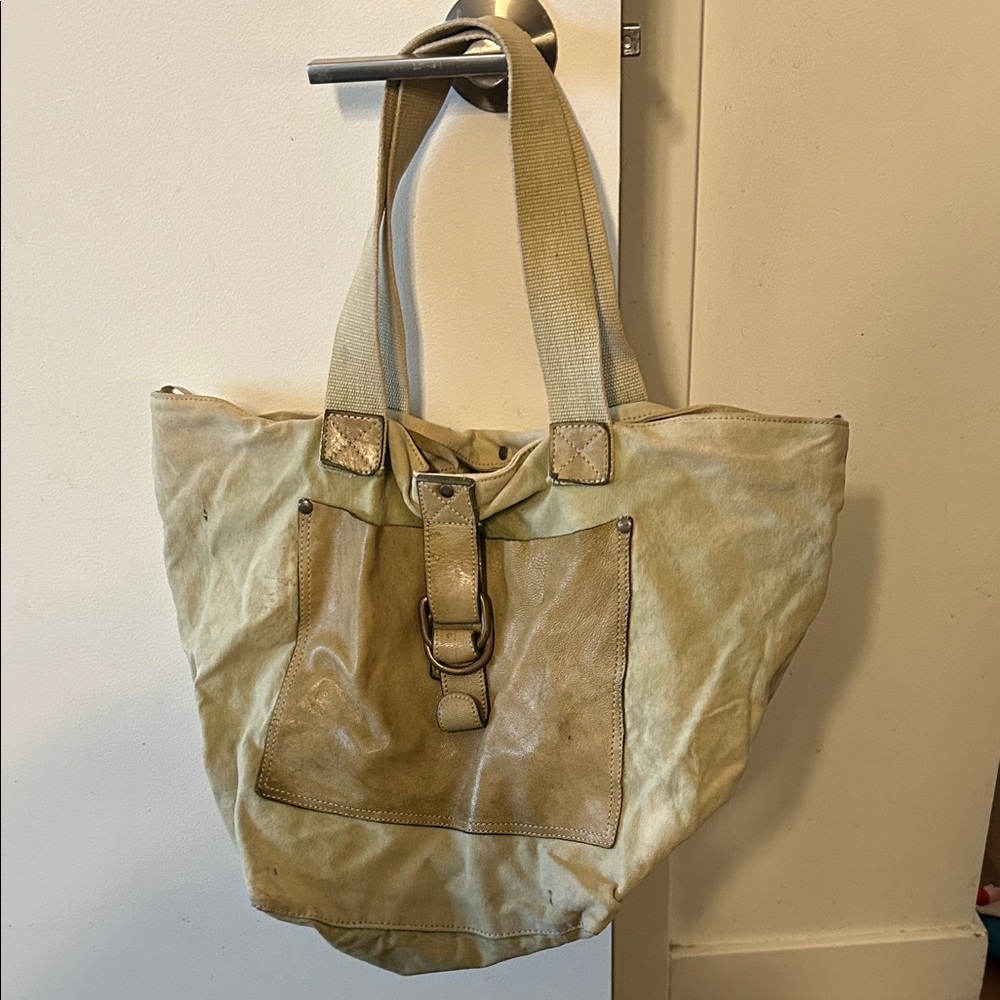 Stylish Army Green Tote Bag